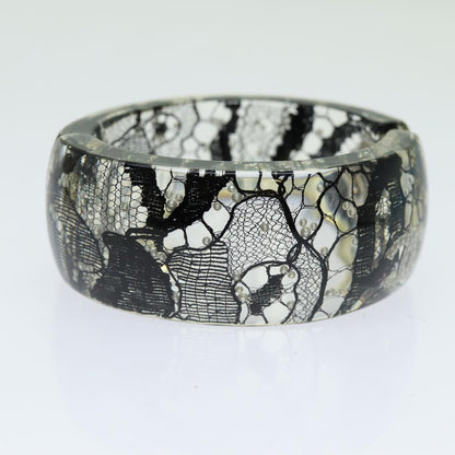Top Quality Chanel COCO Mark Bracelet Black CC Auth am6015