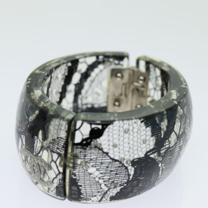 Top Quality Chanel COCO Mark Bracelet Black CC Auth am6015