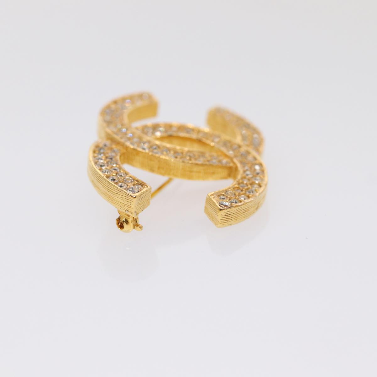 Top Quality Chanel COCO Mark Brooch metal Gold CC Auth am6769