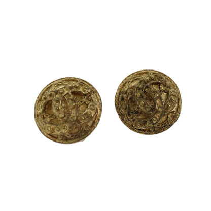 Top Quality Chanel COCO Mark Earring Gold CC Auth ar11601B