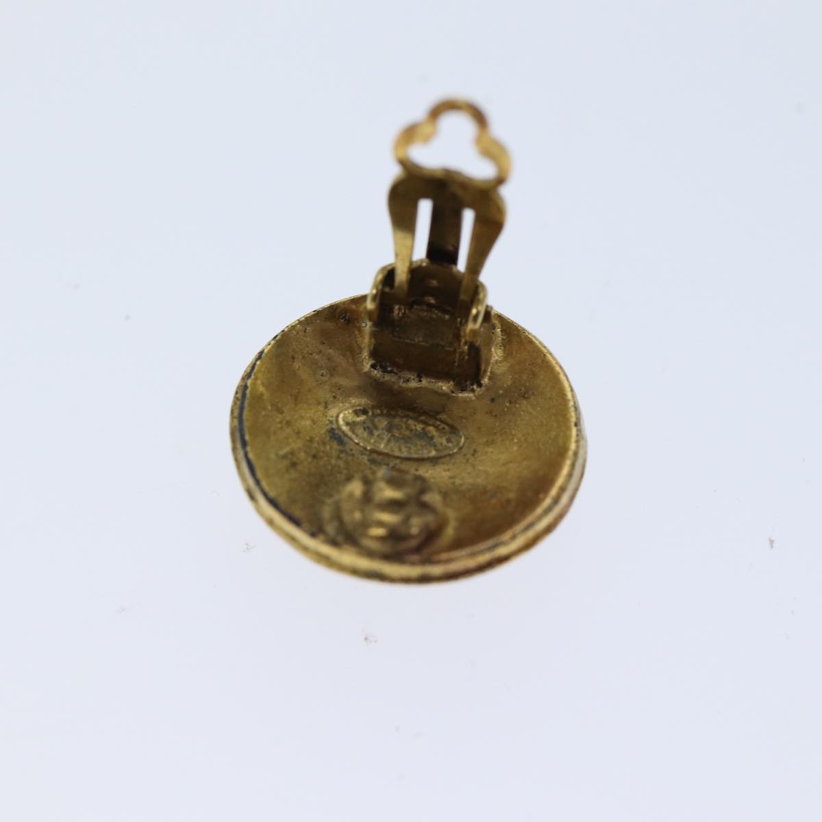Top Quality Chanel COCO Mark Earring Gold CC Auth ar11601B