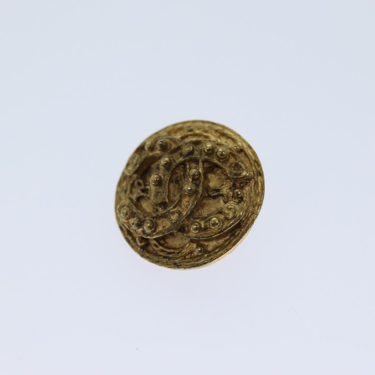 Top Quality Chanel COCO Mark Earring Gold CC Auth ar11601B