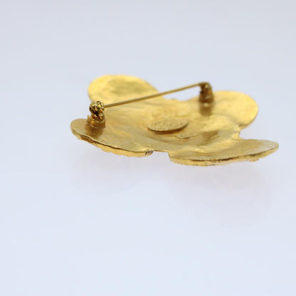 Top Quality Chanel COCO Mark Brooch metal Gold CC Auth ar11604B