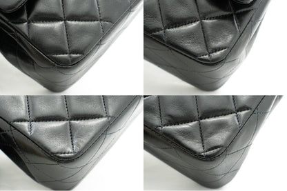 Top Quality Chanel Classic Double New 10 Chain Shoulder Bag Black Lambskin