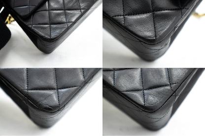 Top Quality Chanel Classic Double New 10 Chain Shoulder Bag Black Lambskin
