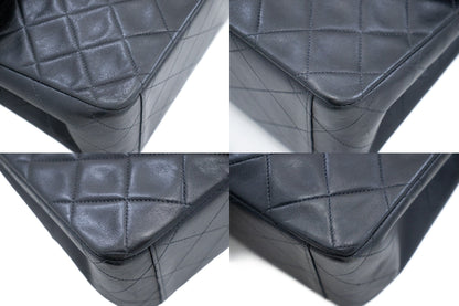 Top Quality Chanel Classic Large 13 New Chain Shoulder Bag Black Lambskin