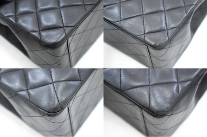 Top Quality Chanel Classic Large 13 New Chain Shoulder Bag Black Lambskin