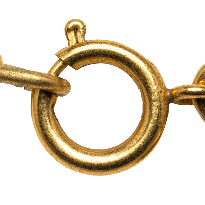 Top Quality Chanel Logo Gold Necklace