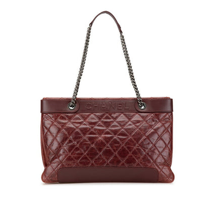 Top Quality Chanel Matelasse Leather Chain Tote Bag