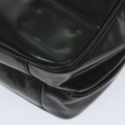 Top Quality Chanel Chain Shoulder Bag Patent leather Black CC Auth bs10115