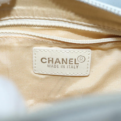 Top Quality Chanel COCO Mark Choco Bar Shoulder Bag Lamb Skin Blue CC Auth bs13362