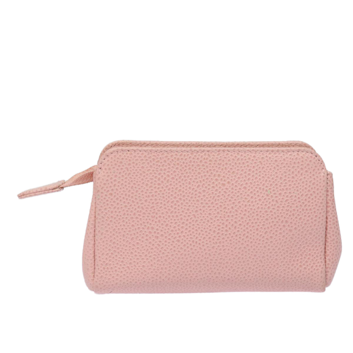 Top Quality Chanel COCO Mark Coin Purse Caviar Skin Pink CC Auth bs15464
