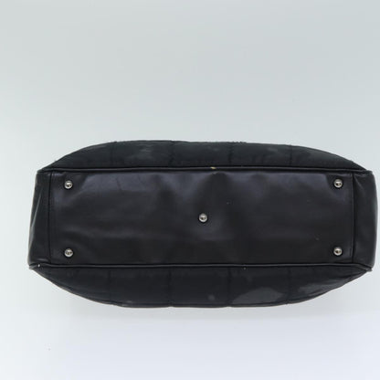 Top Quality Chanel Choco Bar Hand Bag Nylon Black CC Auth bs15707