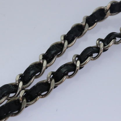 Top Quality Chanel Chain Triple Coco Tote Bag Enamel Black CC Auth bs15708