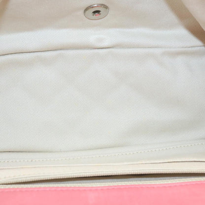 Top Quality Chanel Chain New Shoulder Bag Turn Lock Canvas Pink CC Auth bs334A