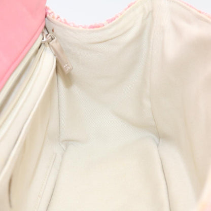 Top Quality Chanel Chain New Shoulder Bag Turn Lock Canvas Pink CC Auth bs334A