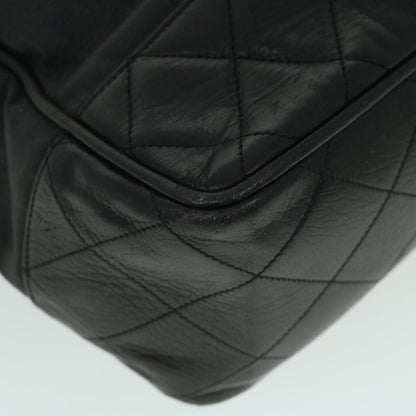 Top Quality Chanel Chain Shoulder Bag PVC Leather Black CC Auth bs8052