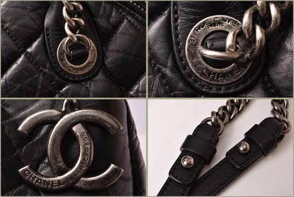 Top Quality Chanel Leather 2way Shoulder/Chain Tote Bag