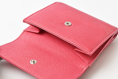 Top Quality Chanel Caviar Skin Bifold Wallet Rose/Purple