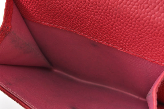 Top Quality Chanel Caviar Skin Bifold Wallet Rose/Purple