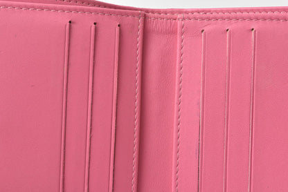 Top Quality Chanel Caviar Skin Bifold Wallet Rose/Purple