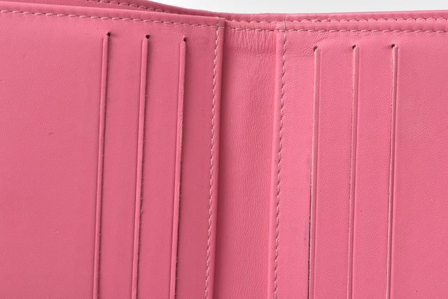 Top Quality Chanel Caviar Skin Bifold Wallet Rose/Purple