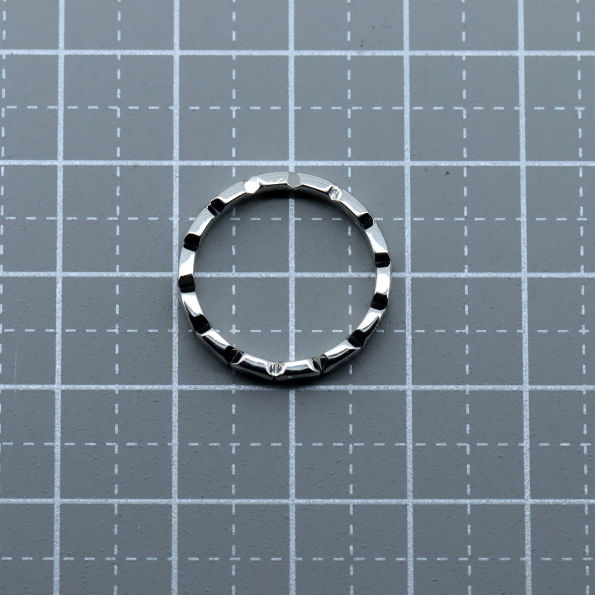 Top Quality Chanel Pt950 Platinum Diamond Ring Size 8