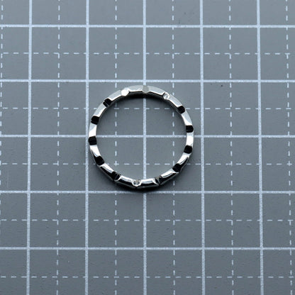 Top Quality Chanel Pt950 Platinum Diamond Ring Size 8