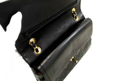 Top Quality Chanel Classic Double New 10 Chain Shoulder Bag Black Lambskin
