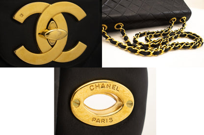 Top Quality Chanel Classic Large 13 New Chain Shoulder Bag Black Lambskin
