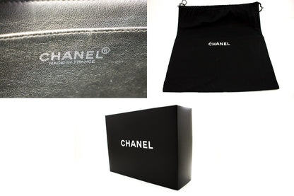 Top Quality Chanel Classic Large 11 Chain Shoulder Bag Black Grained Calfskin