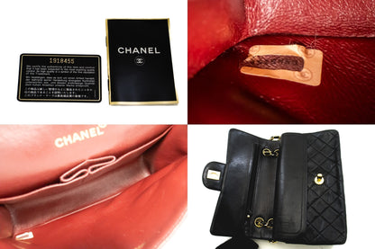 Top Quality Chanel Classic Double New 9 Chain Shoulder Bag Black Lambskin