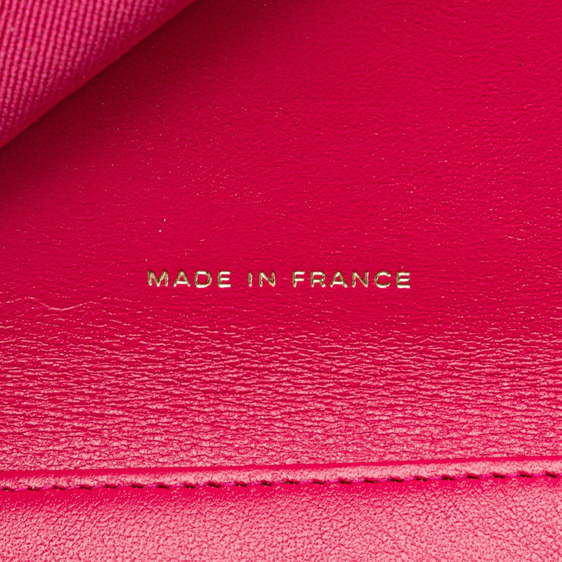 Top Quality Chanel Caviar Skin Matelasse Coco Mark Classic Small Flap Wallet