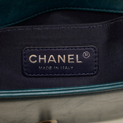 Top Quality Chanel Top Quality Chanel Shoulder Bag Canvas/Sweater/Leather Green Beaches Ladies and Gentlemen