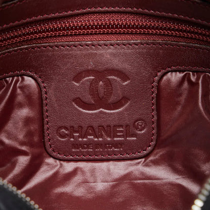 Top Quality Chanel Coconut Mattress Small Messenger Slipper Shoulder Bag A48616 Black Nylon Ladies CHANEL