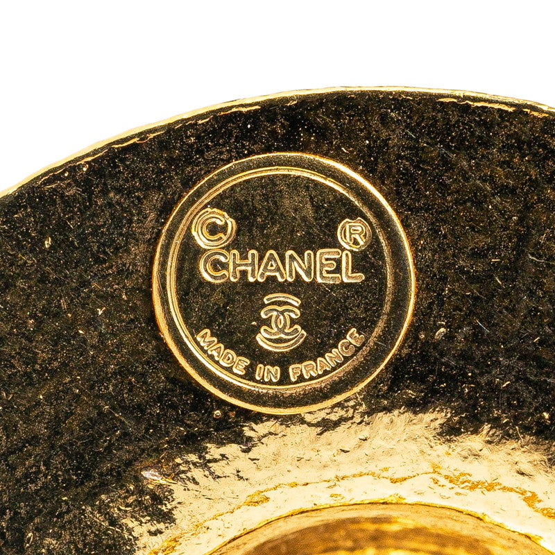 Top Quality Chanel Straw Hat Ribbon Brooch Gold Plated
