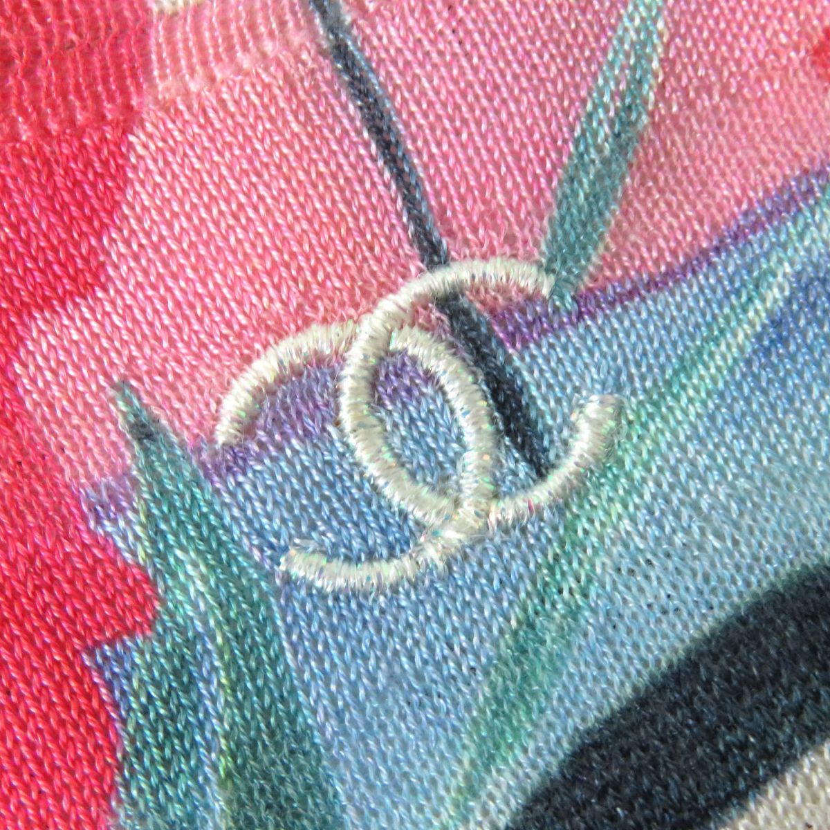 Top Quality Chanel Silk Blend Sleeveless Knit Dress Multicolor
