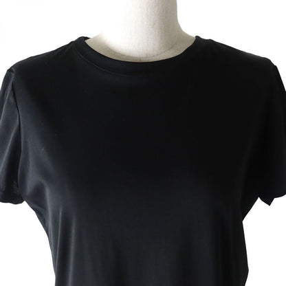 Top Quality Chanel Cotton Short Sleeve Dress Black M