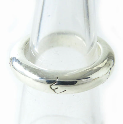 Top Quality Chanel Vintage SV925 Logo Ring Silver