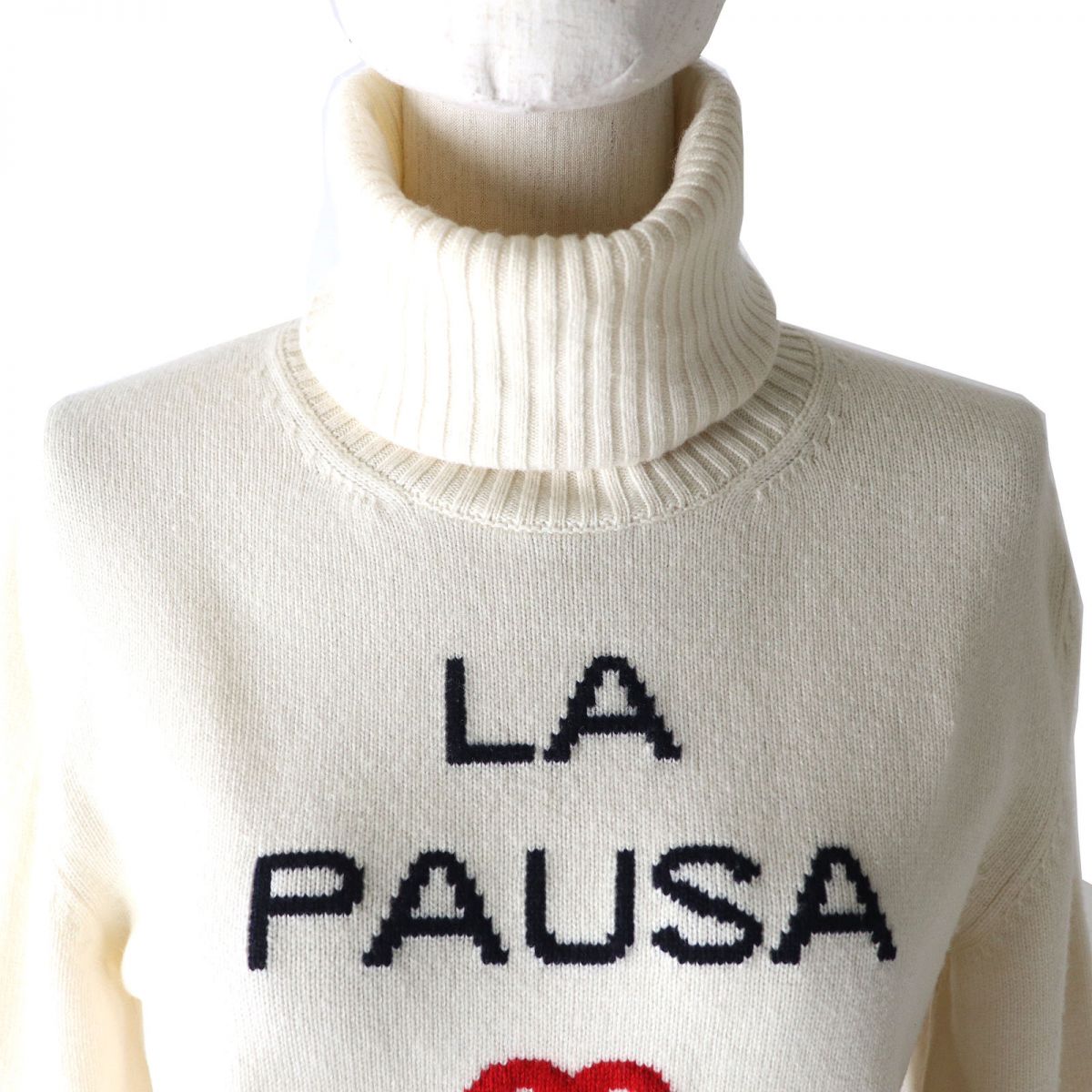 Top Quality Chanel Cashmere Turtleneck Knit Top