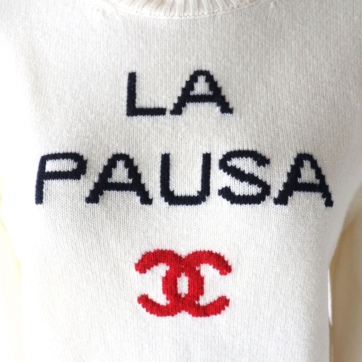 Top Quality Chanel Cashmere Turtleneck Knit Top