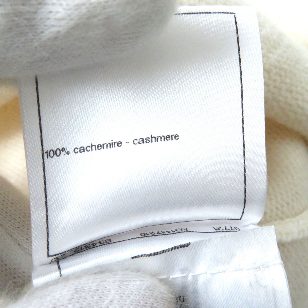 Top Quality Chanel Cashmere Turtleneck Knit Top