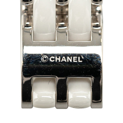 Top Quality Chanel White Gold Ceramic Ring #49