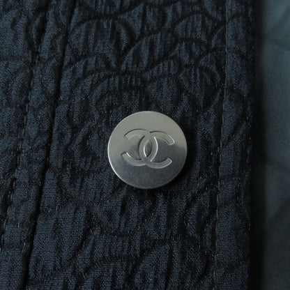 Top Quality Chanel Silk Blend Stand Collar Short Sleeve Jacket