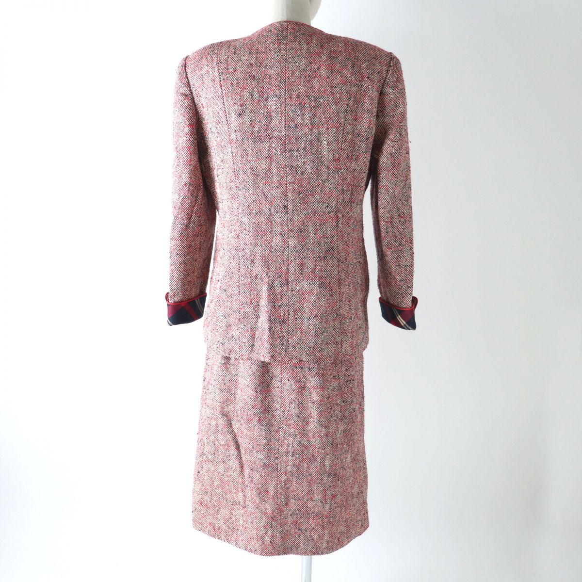 Vintage Top Quality Chanel COCO Button Jacket Skirt Suit Set