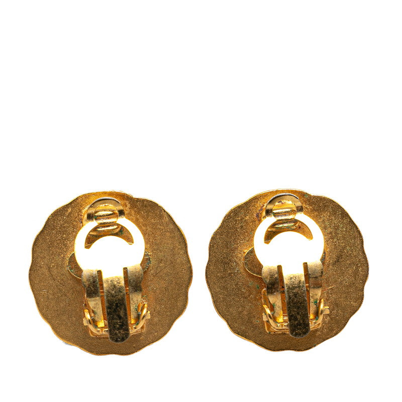Top Quality Chanel Coco Mark Gold Earrings