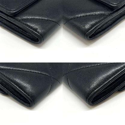 Top Quality Chanel Lambskin 19 Long Wallet Black Leather