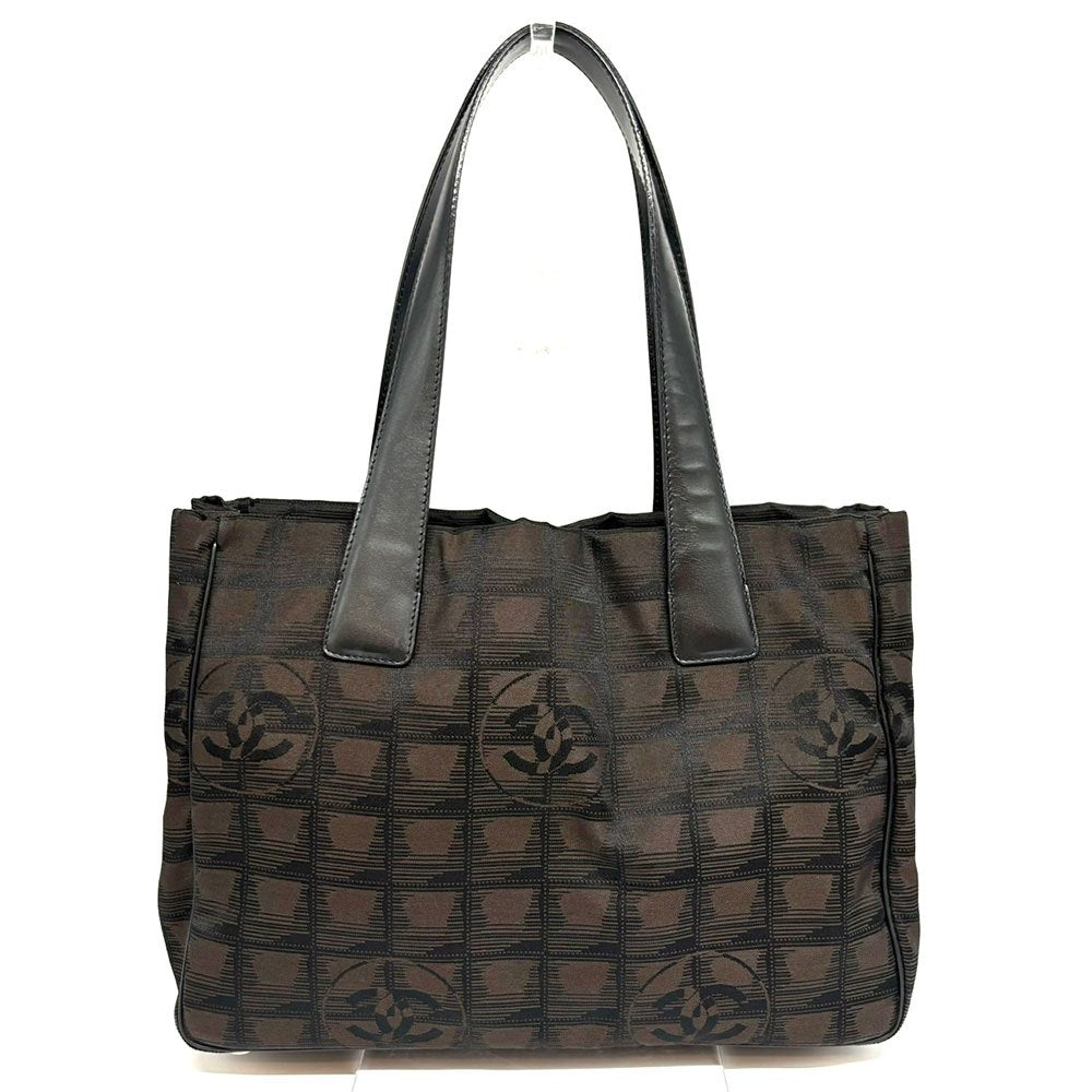 Top Quality Chanel Nylon New Travel Line Handbag Brown