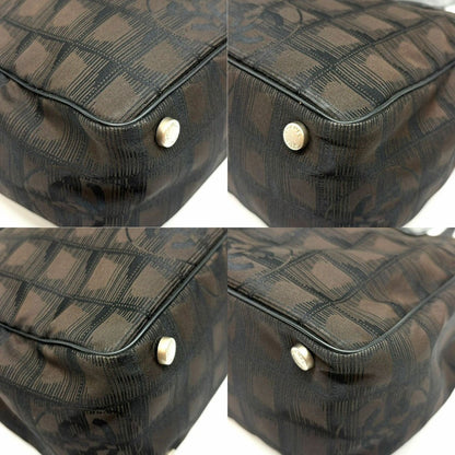 Top Quality Chanel Nylon New Travel Line Handbag Brown