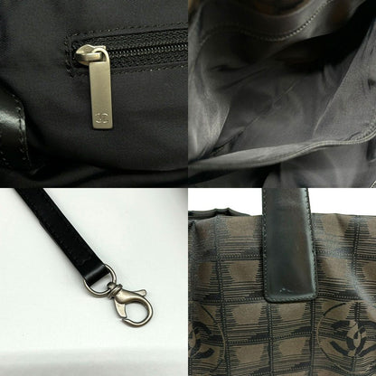 Top Quality Chanel Nylon New Travel Line Handbag Brown